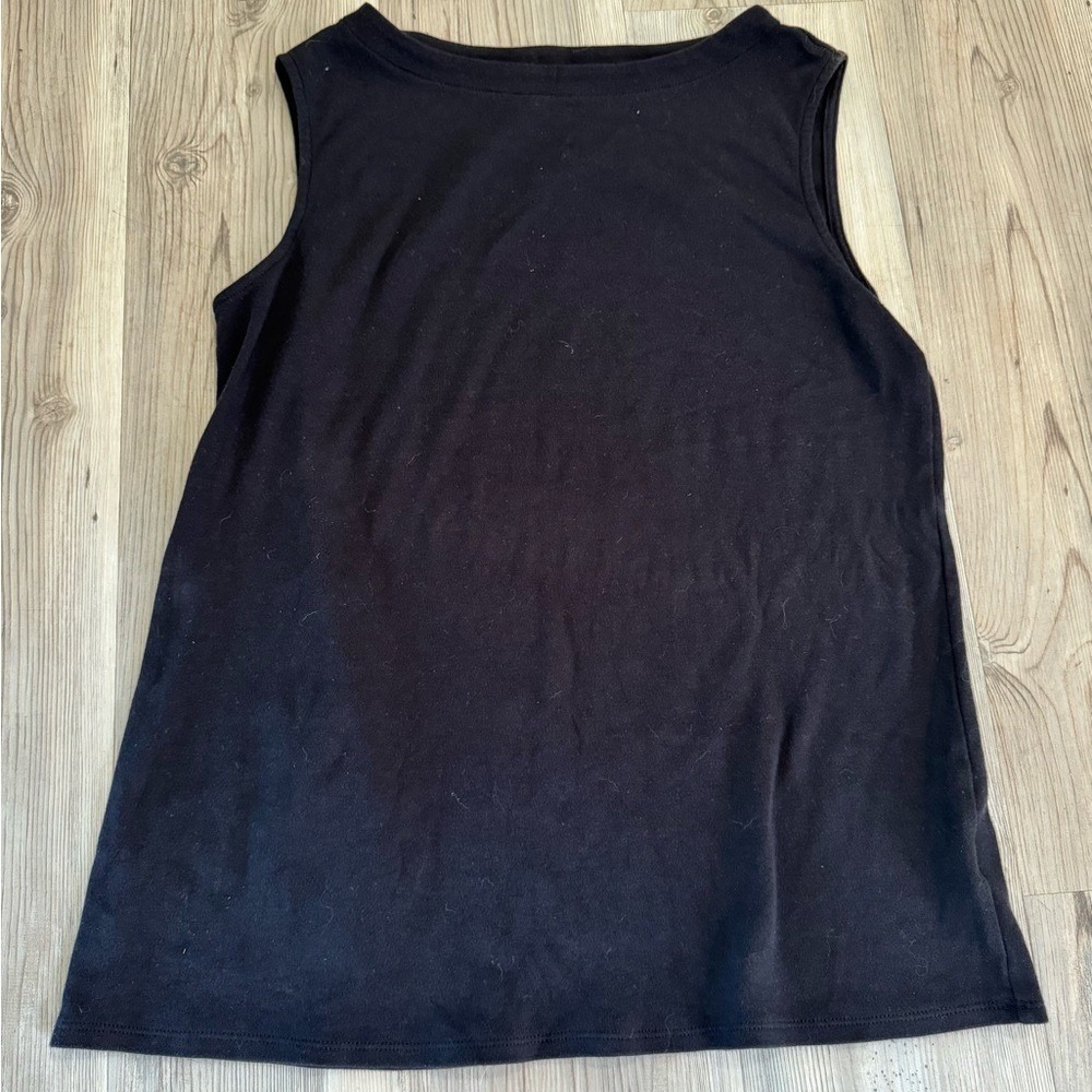 Croft‎ & Barrow Classic Black Tank Top